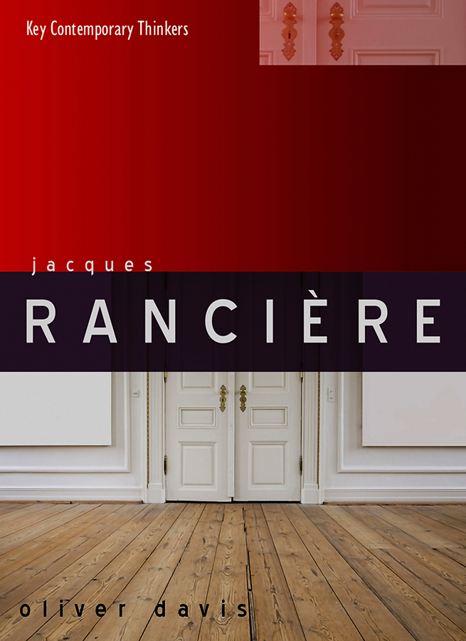 Обложка книги «Jacques Rancière»