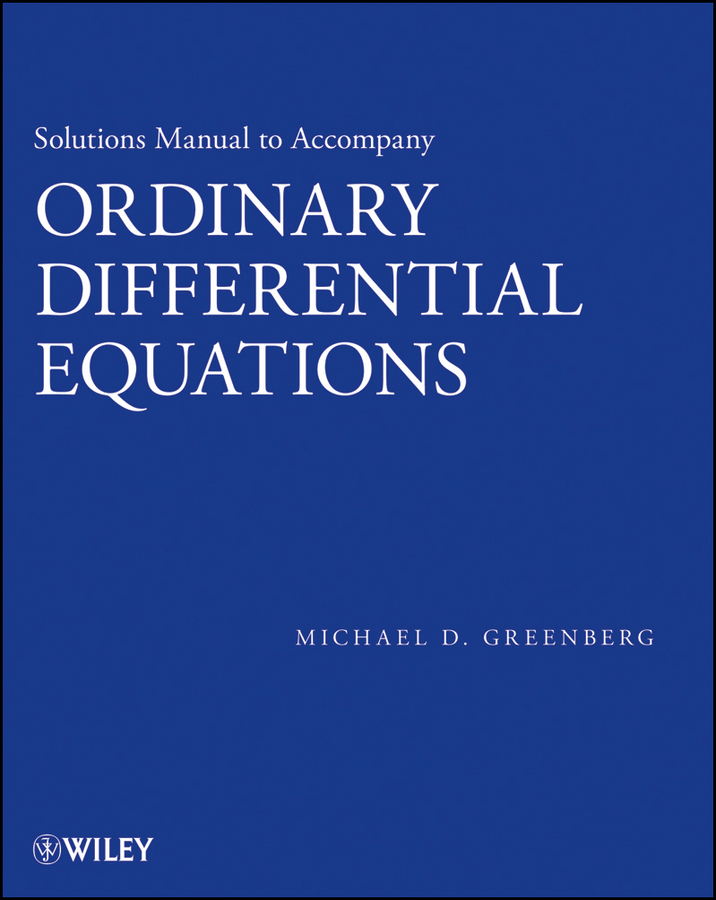 Обложка книги «Solutions Manual to accompany Ordinary Differential Equations»