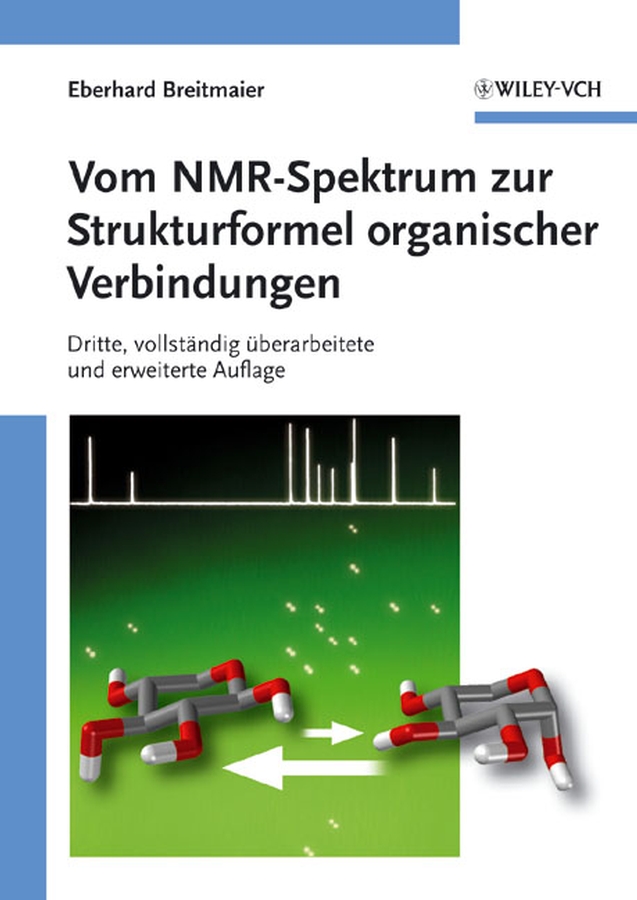 Обложка книги «Vom NMR-Spektrum zur Strukturformel organischer Verbindungen»