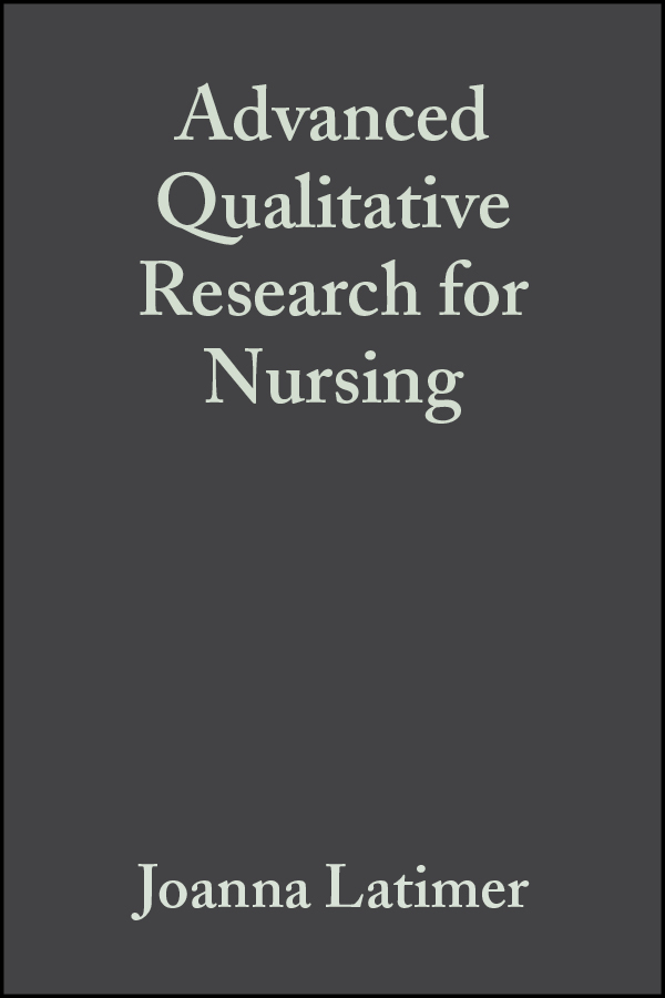 Обложка книги «Advanced Qualitative Research for Nursing»