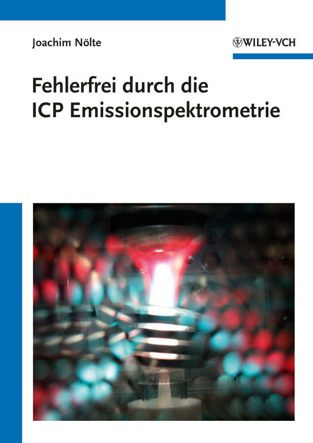 Обложка книги «Fehlerfrei durch die ICP Emissionsspektrometrie»