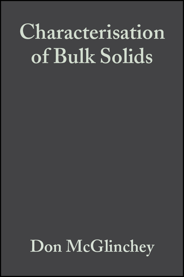 Обложка книги «Characterisation of Bulk Solids»