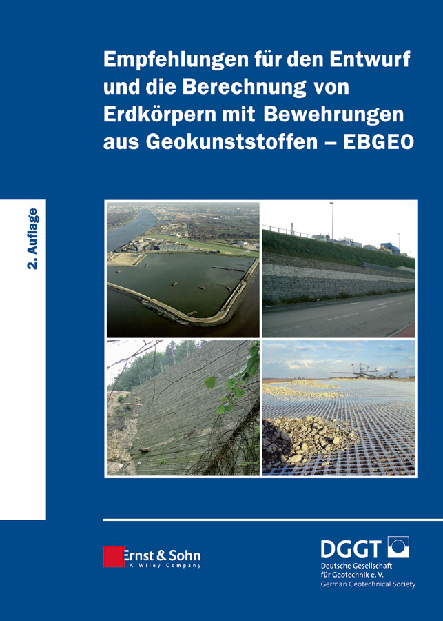 Обложка книги «Empfehlungen für den Entwurf und die Berechnung von Erdkörpern mit Bewehrungen aus Geokunststoffen (EBGEO)»