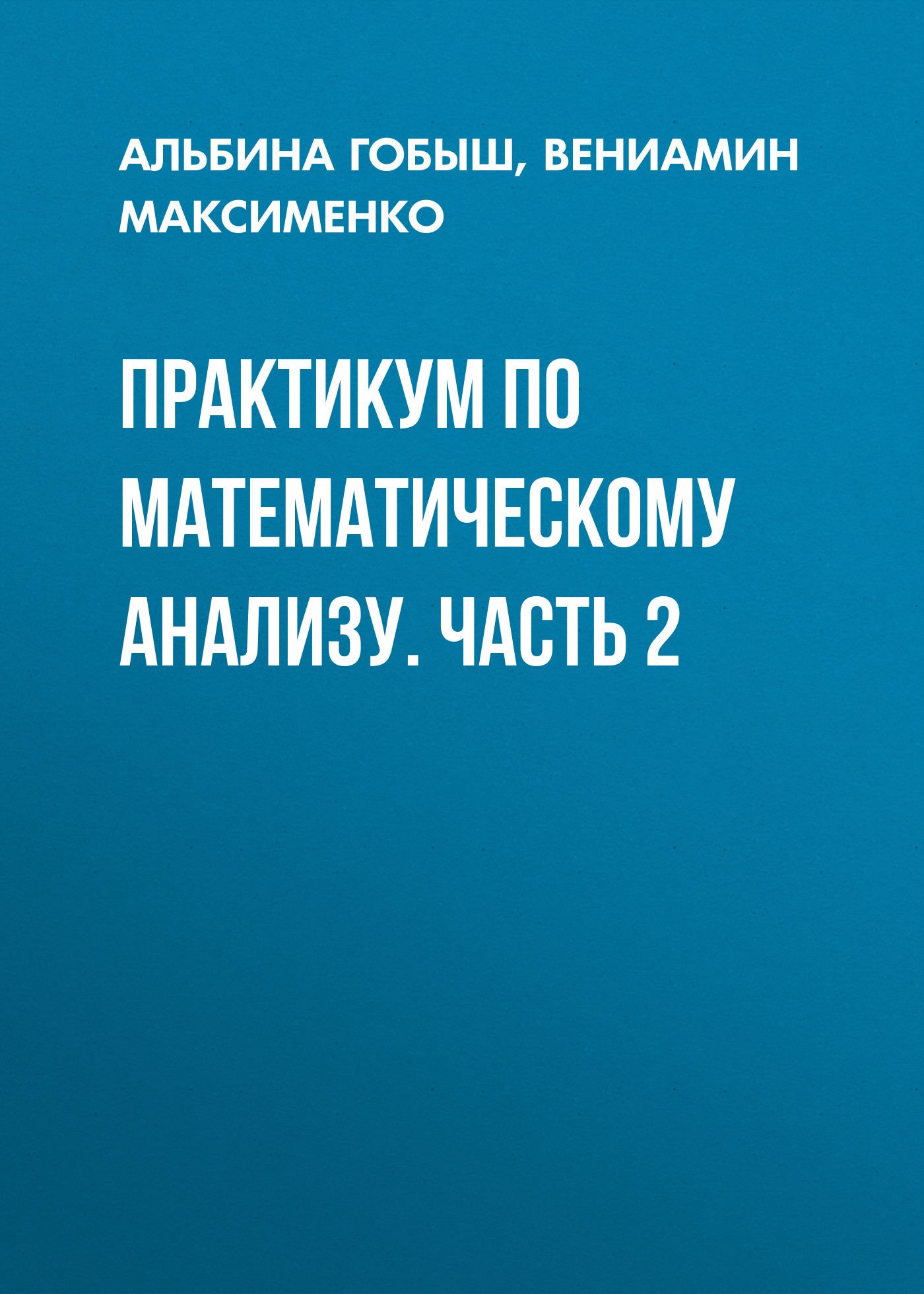 Обложка книги «Практикум по математическому анализу. Часть 2»