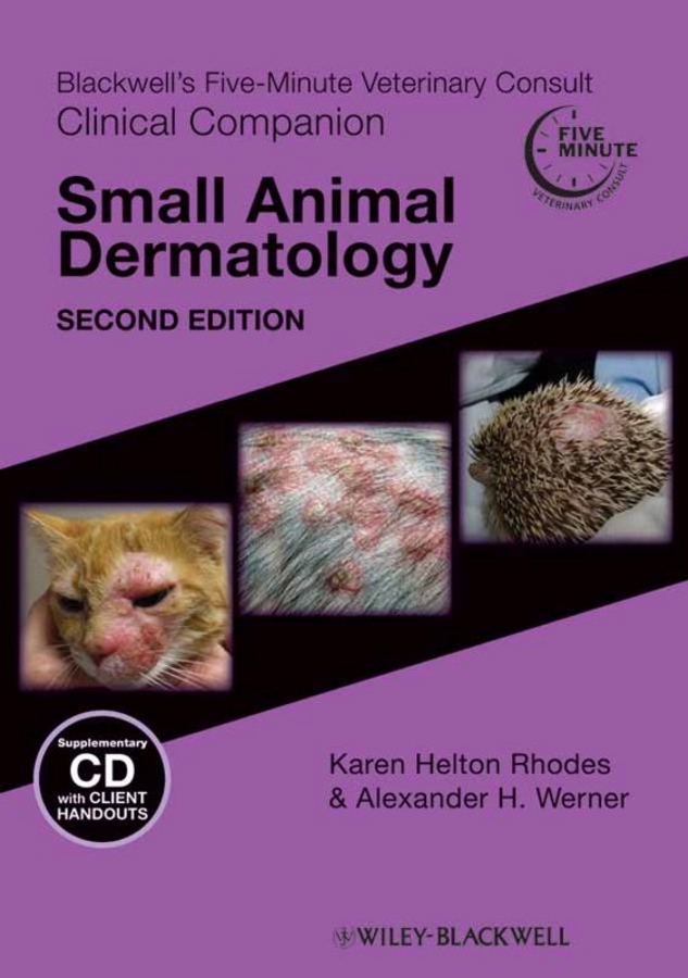 Обложка книги «Blackwell's Five-Minute Veterinary Consult Clinical Companion. Small Animal Dermatology»