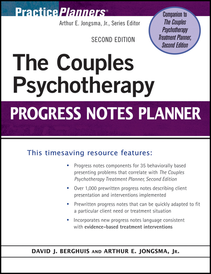 Обложка книги «The Couples Psychotherapy Progress Notes Planner»