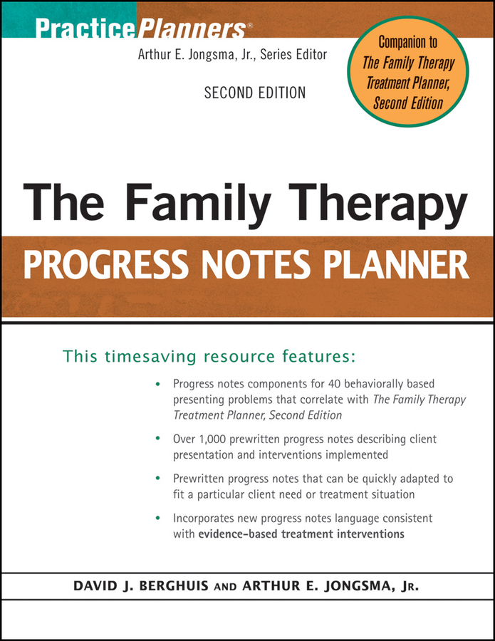 Обложка книги «The Family Therapy Progress Notes Planner»