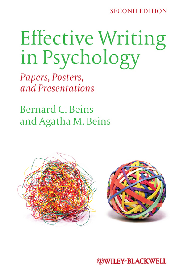 Обложка книги «Effective Writing in Psychology. Papers, Posters,and Presentations»