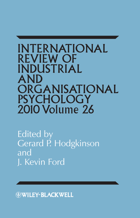 Обложка книги «International Review of Industrial and Organizational Psychology, 2011 Volume 26»