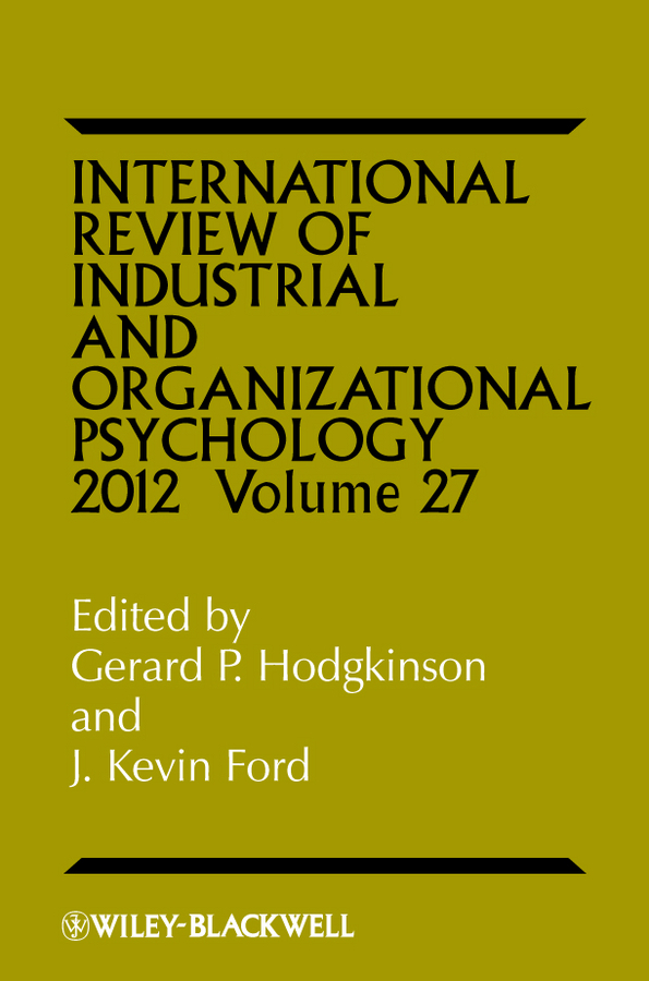 Обложка книги «International Review of Industrial and Organizational Psychology»