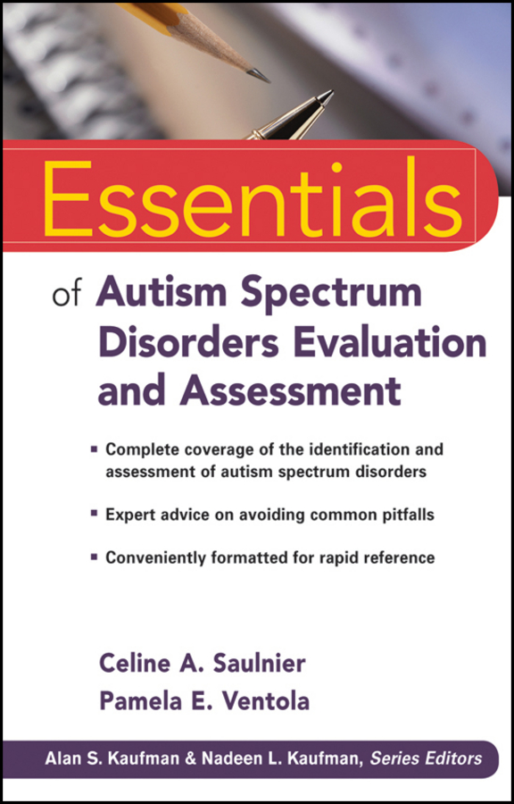 Обложка книги «Essentials of Autism Spectrum Disorders Evaluation and Assessment»
