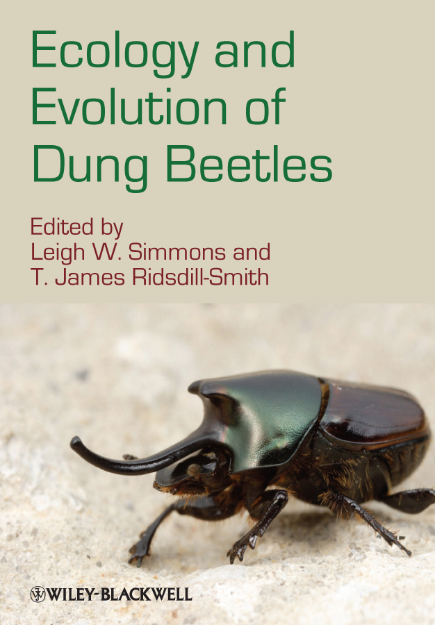 Обложка книги «Ecology and Evolution of Dung Beetles»