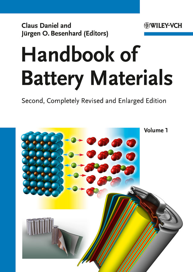 Обложка книги «Handbook of Battery Materials»