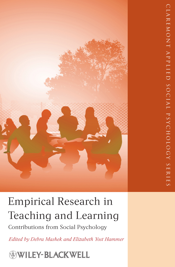 Обложка книги «Empirical Research in Teaching and Learning. Contributions from Social Psychology»