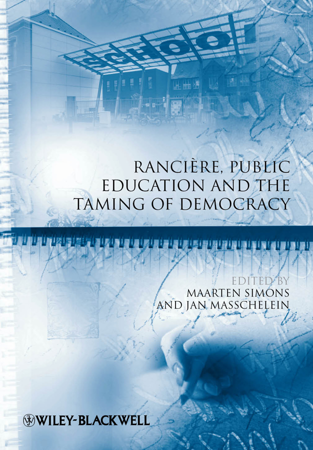 Обложка книги «Rancière, Public Education and the Taming of Democracy»