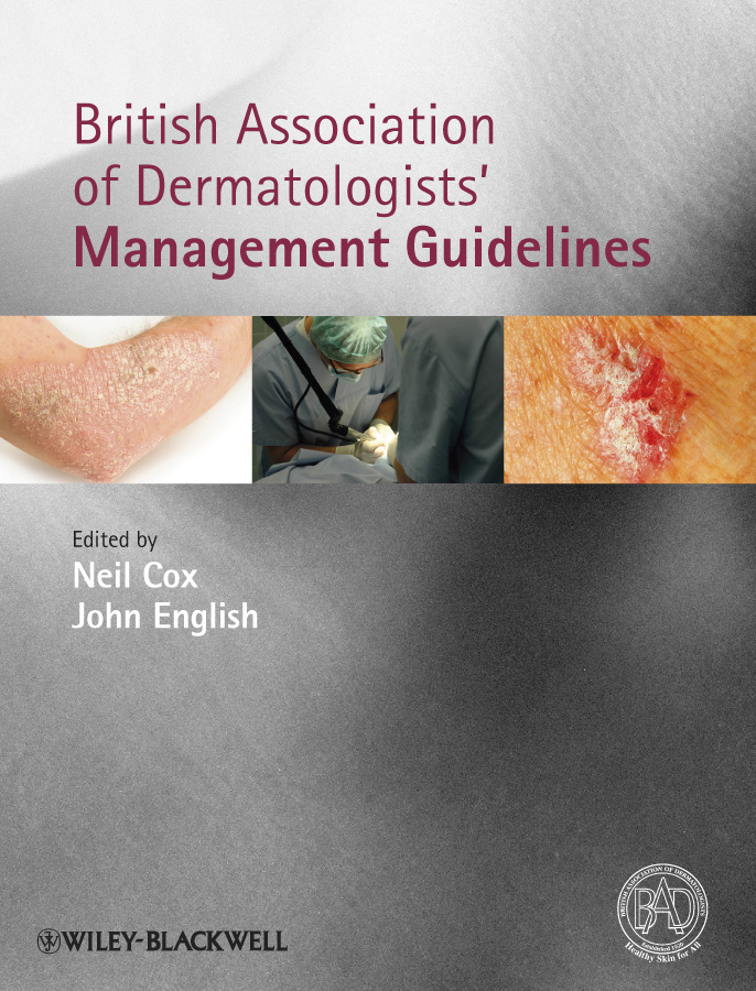 Обложка книги «British Association of Dermatologists' Management Guidelines»