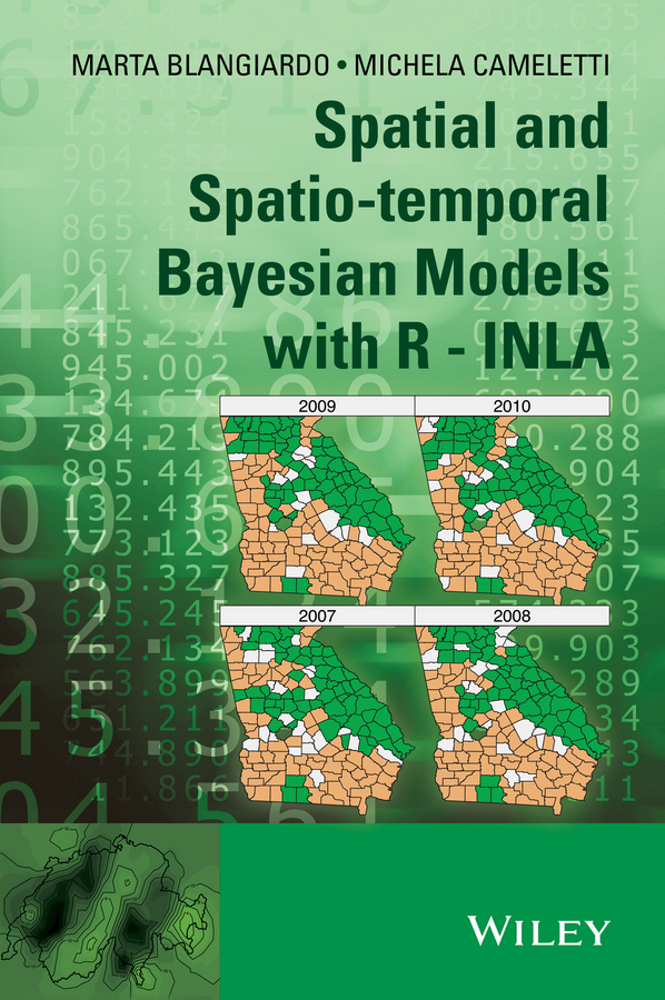 Обложка книги «Spatial and Spatio-temporal Bayesian Models with R - INLA»
