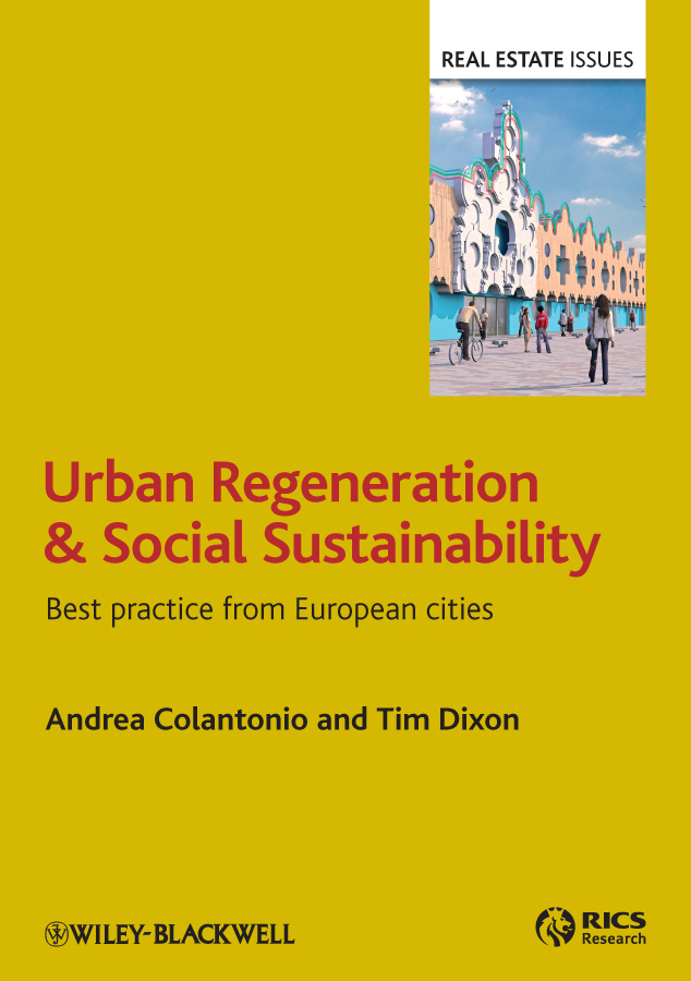 Обложка книги «Urban Regeneration and Social Sustainability. Best Practice from European Cities»