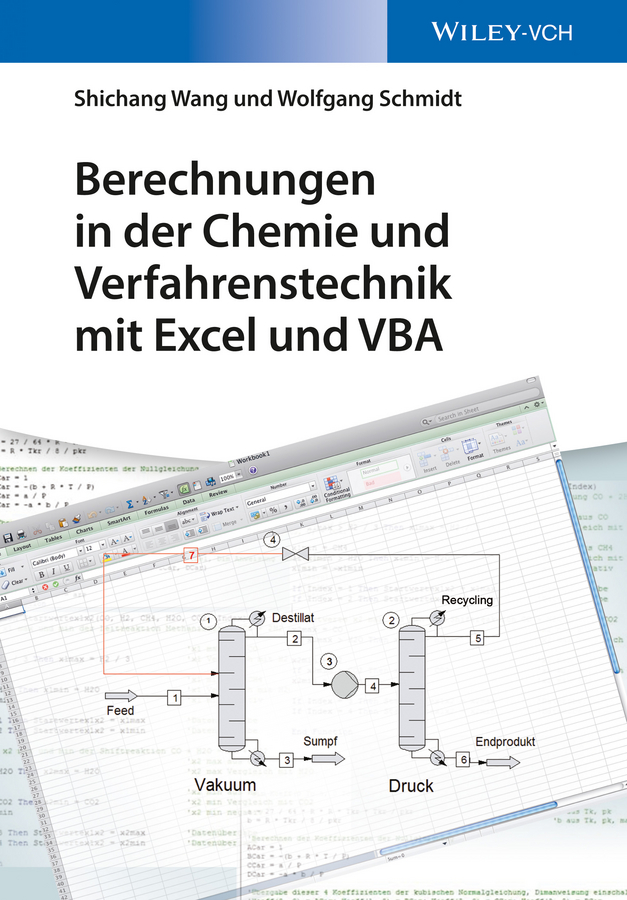 Обложка книги «Berechnungen in der Chemie und Verfahrenstechnik mit Excel und VBA»