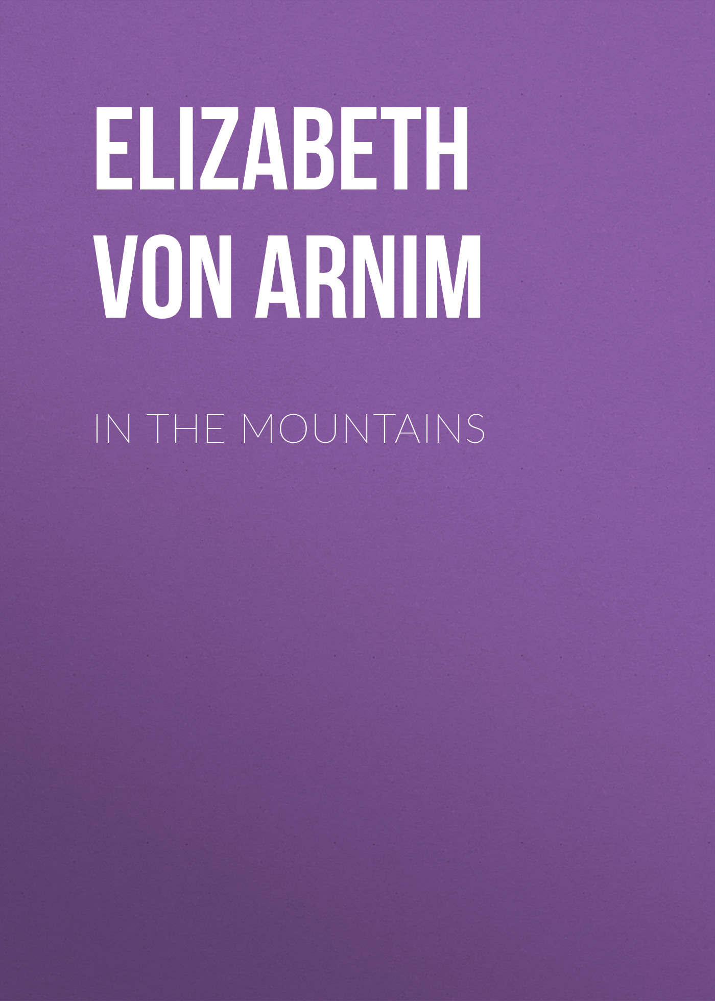 Обложка книги «In the Mountains»