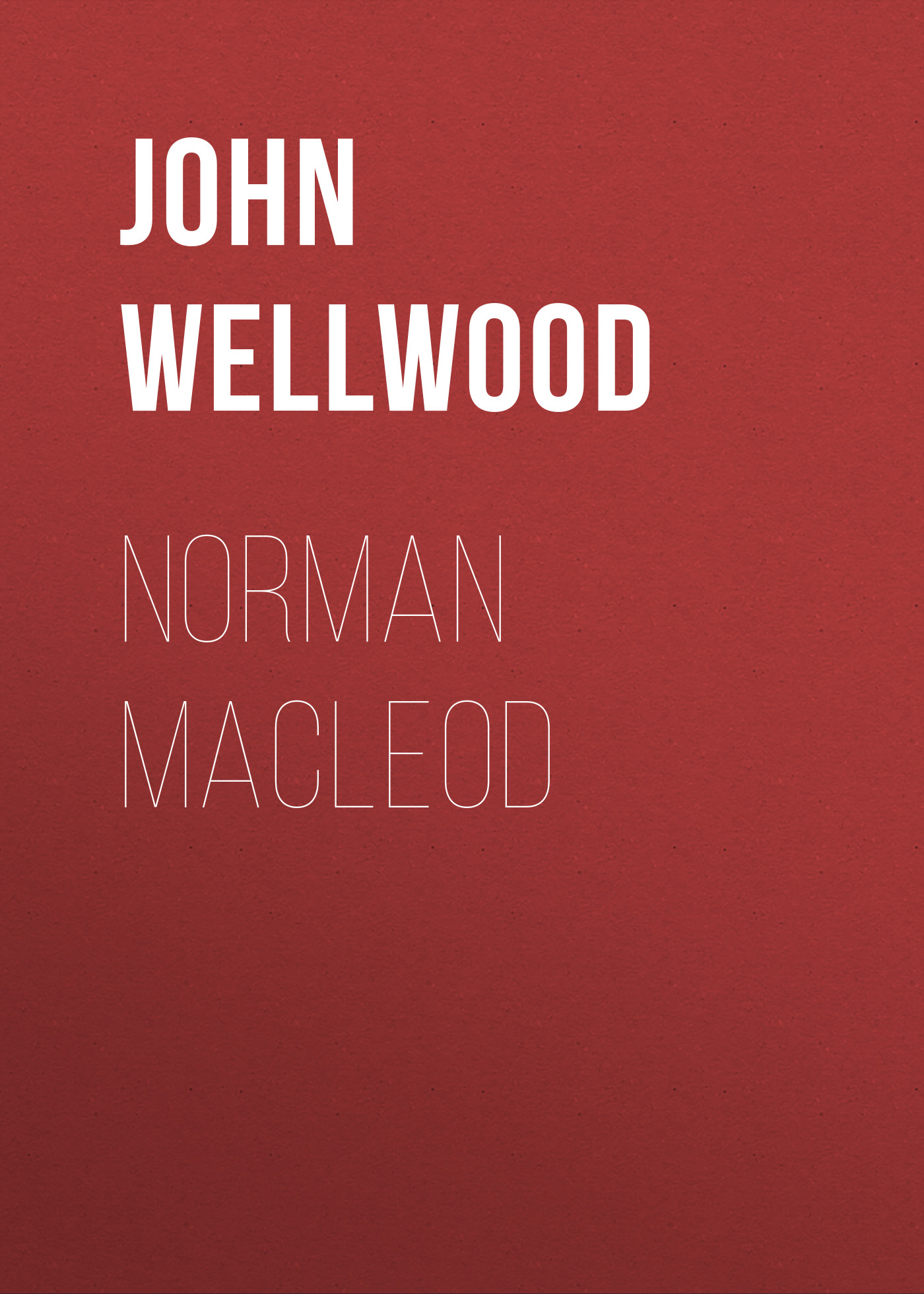 Обложка книги «Norman Macleod»