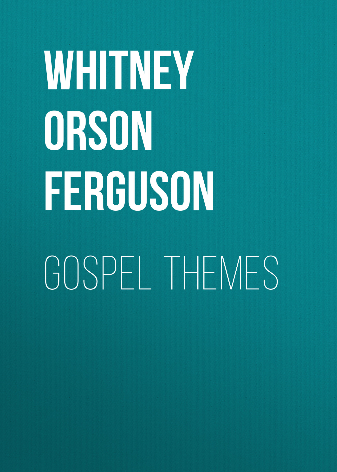 Обложка книги «Gospel Themes»