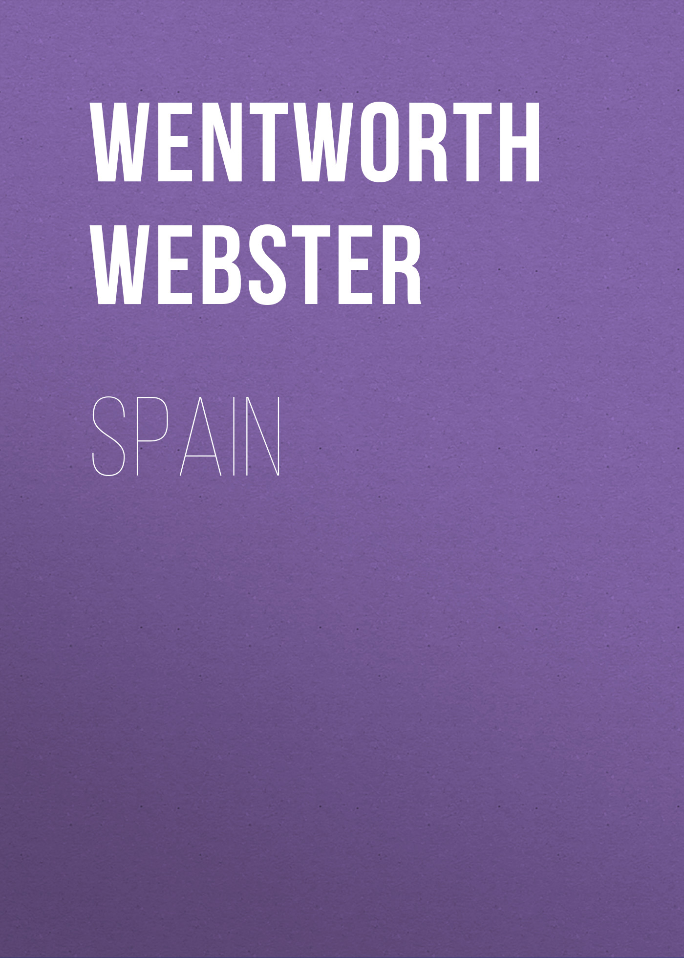 Обложка книги «Spain»