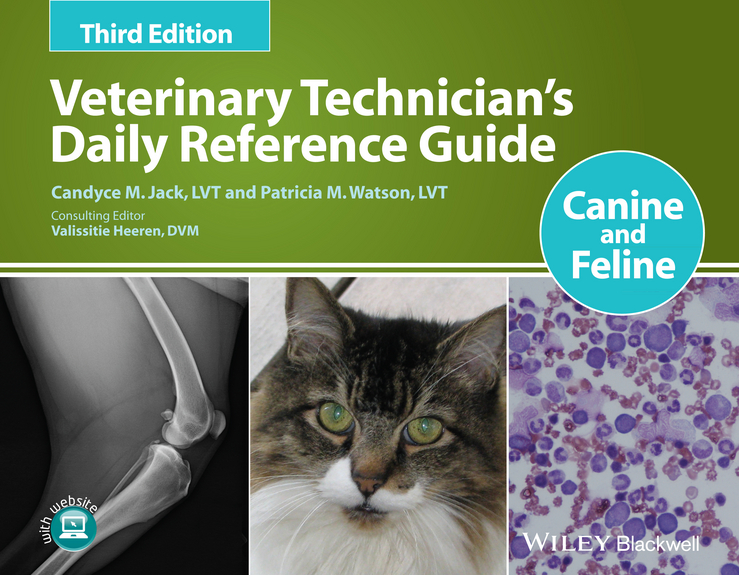 Обложка книги «Veterinary Technician's Daily Reference Guide. Canine and Feline»