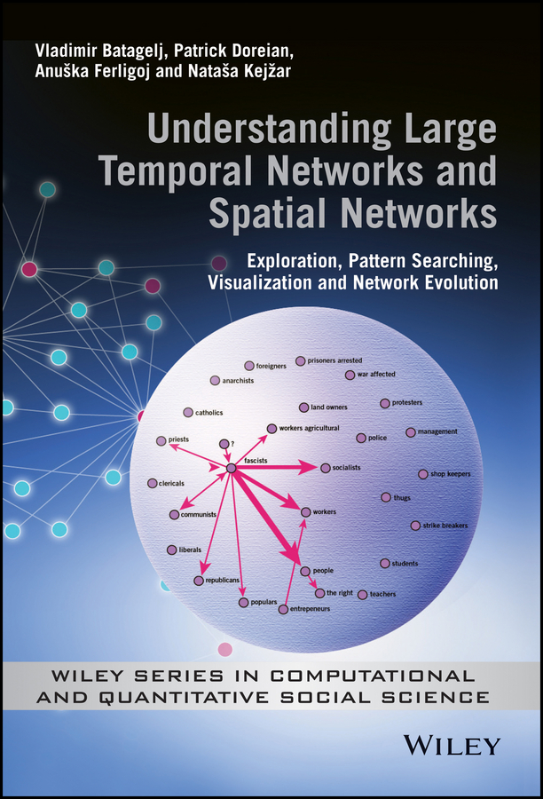 Обложка книги «Understanding Large Temporal Networks and Spatial Networks. Exploration, Pattern Searching, Visualization and Network Evolution»