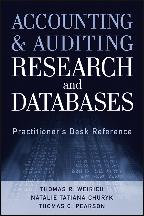 Обложка книги «Accounting and Auditing Research and Databases. Practitioner's Desk Reference»