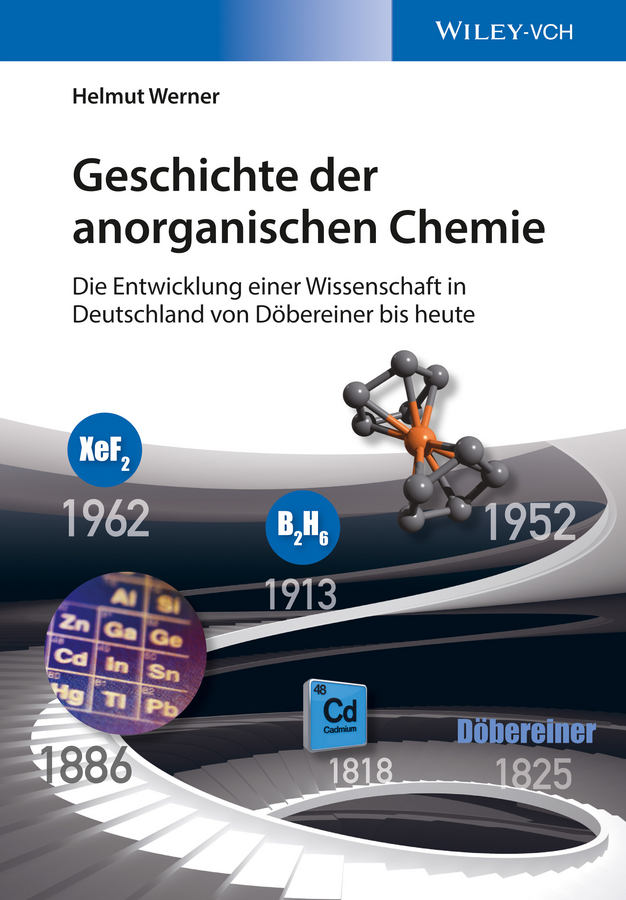 Обложка книги «Geschichte der anorganischen Chemie. Die Entwicklung einer Wissenschaft in Deutschland von Döbereiner bis heute»