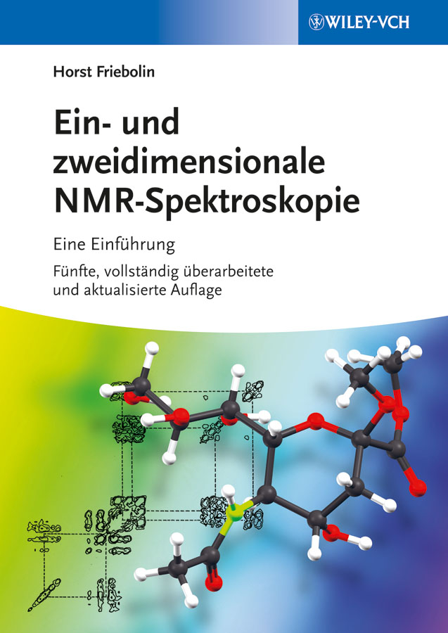 Обложка книги «Ein- und zweidimensionale NMR-Spektroskopie. Eine Einführung»