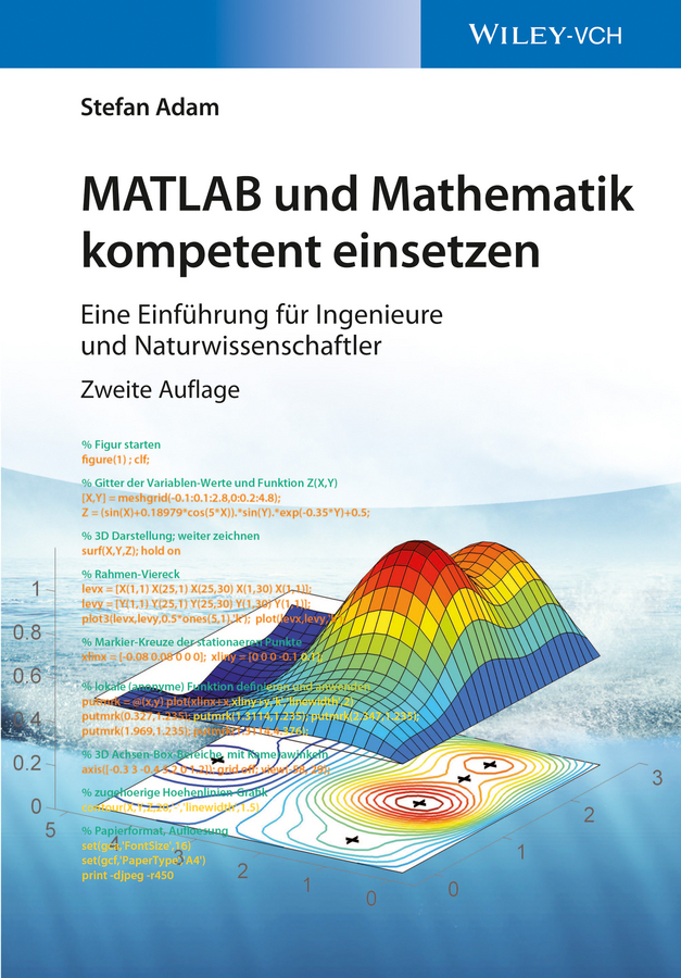 Обложка книги «MATLAB und Mathematik kompetent einsetzen. Eine Einführung für Ingenieure und Naturwissenschaftler»