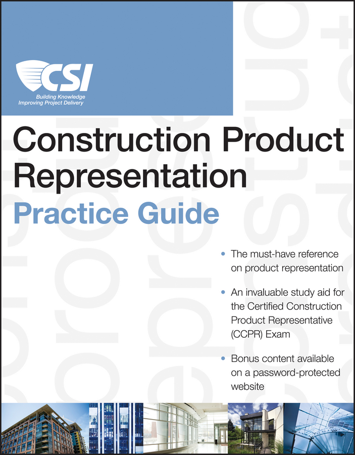 Обложка книги «The CSI Construction Product Representation Practice Guide»