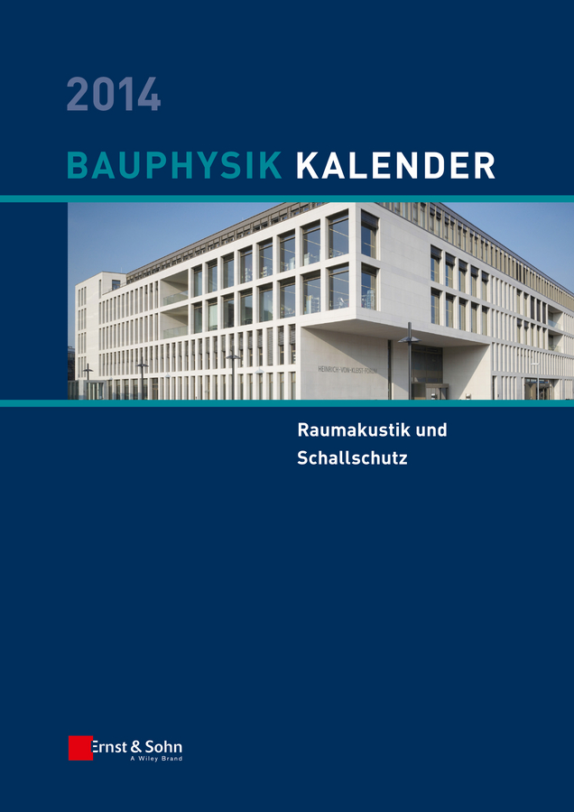 Обложка книги «Bauphysik-Kalender 2014. Schwerpunkt - Raumakustik und Schallschutz»
