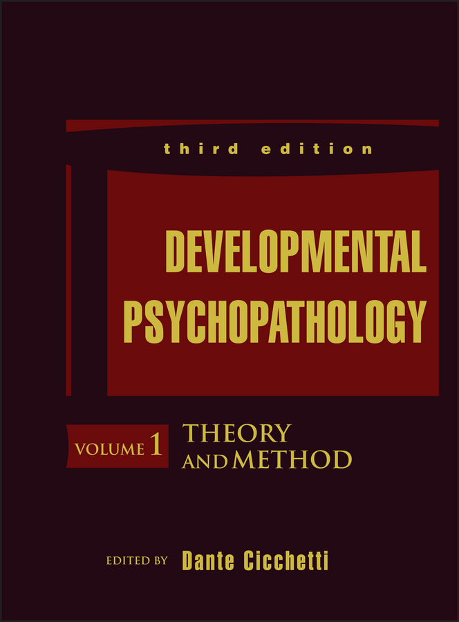 Обложка книги «Developmental Psychopathology, Theory and Method»