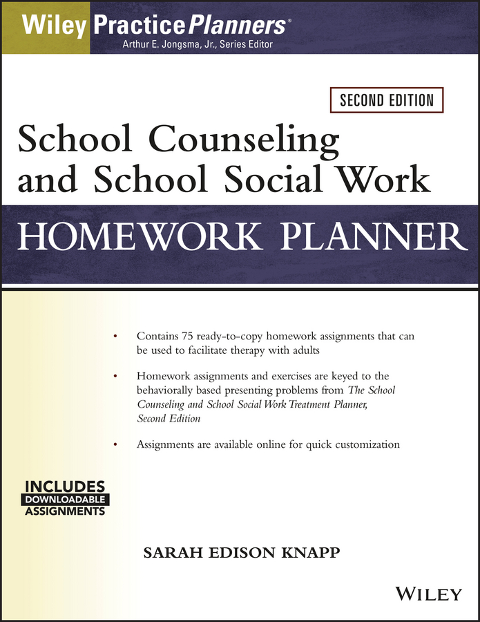 Обложка книги «School Counseling and Social Work Homework Planner (W/ Download)»