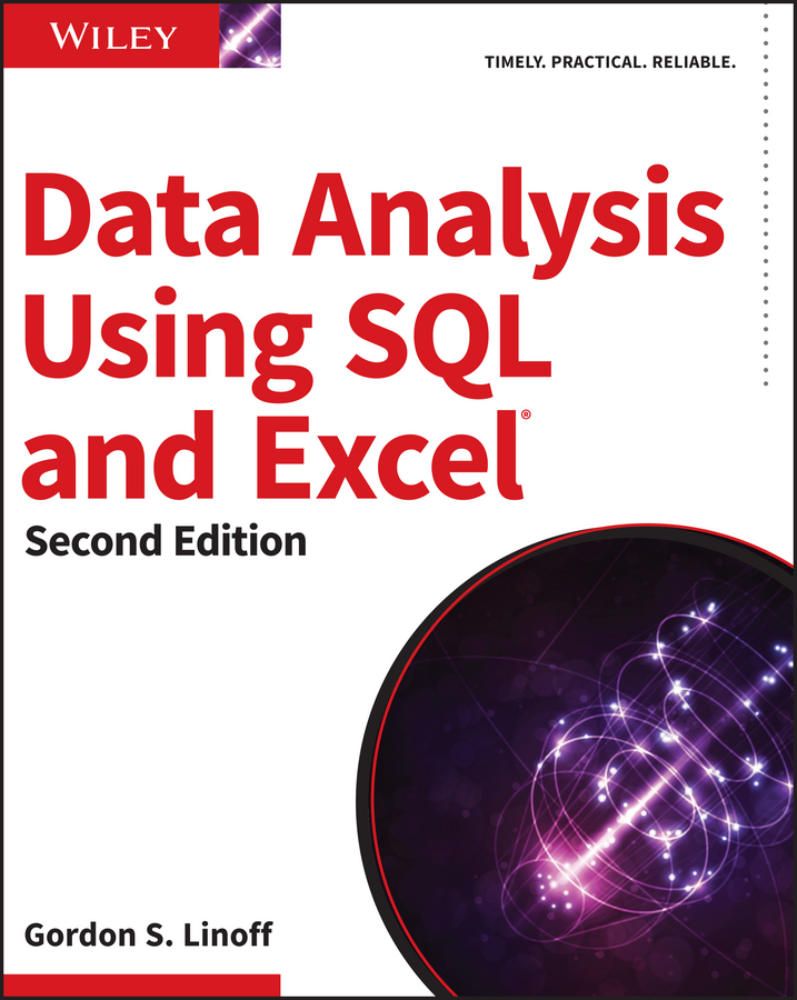 Обложка книги «Data Analysis Using SQL and Excel»