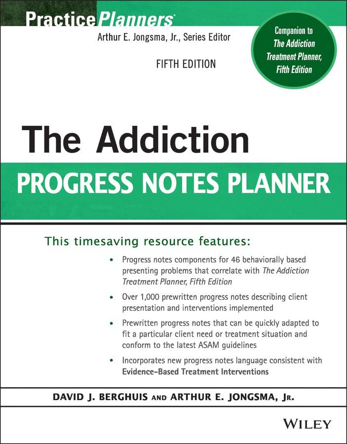 Обложка книги «The Addiction Progress Notes Planner»