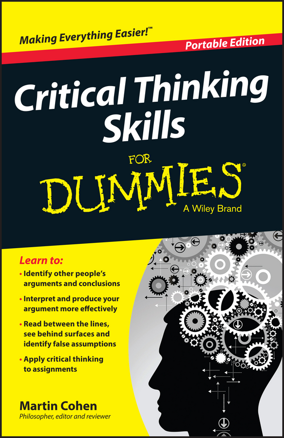 Обложка книги «Critical Thinking Skills For Dummies»