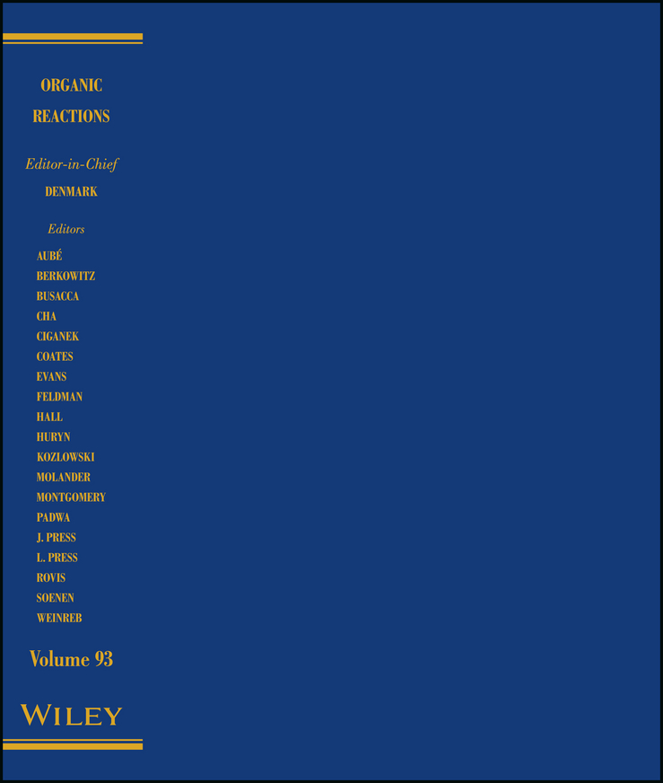 Обложка книги «Organic Reactions, Volume 93»
