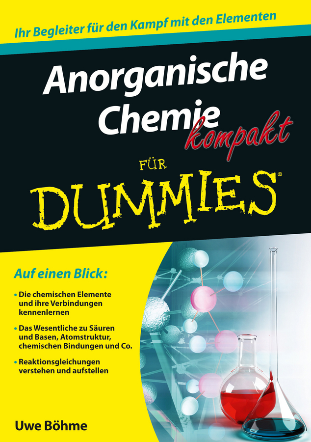 Обложка книги «Anorganische Chemie kompakt für Dummies»