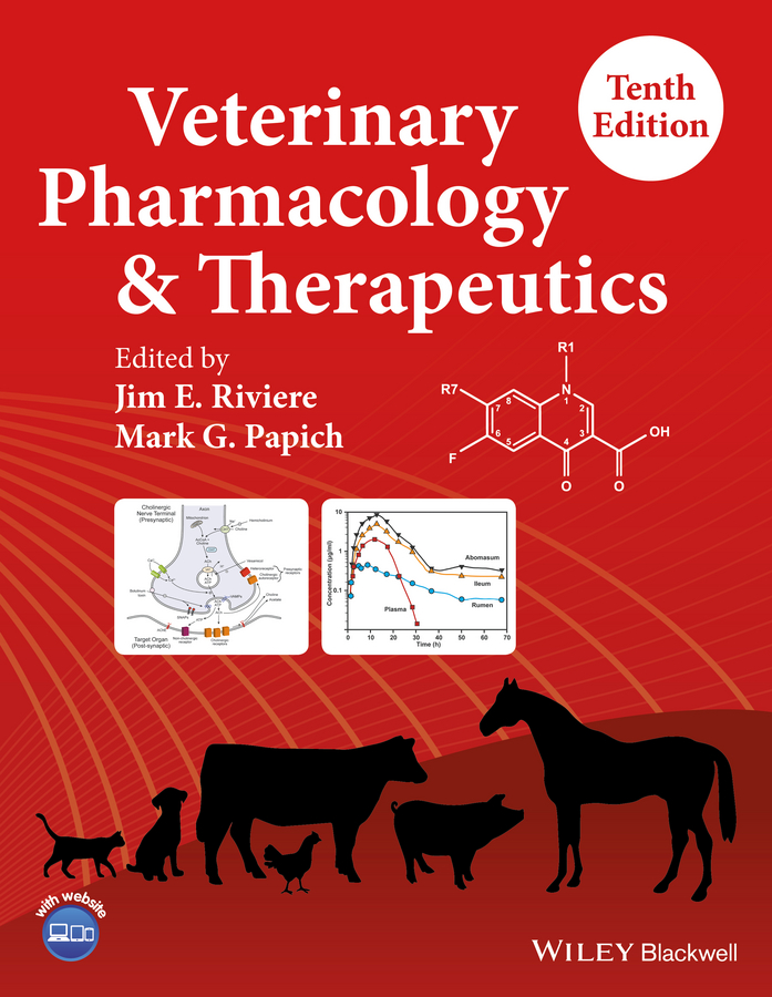 Обложка книги «Veterinary Pharmacology and Therapeutics»