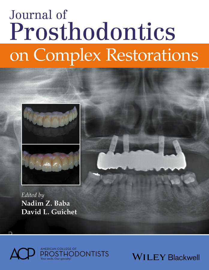 Обложка книги «Journal of Prosthodontics on Complex Restorations»