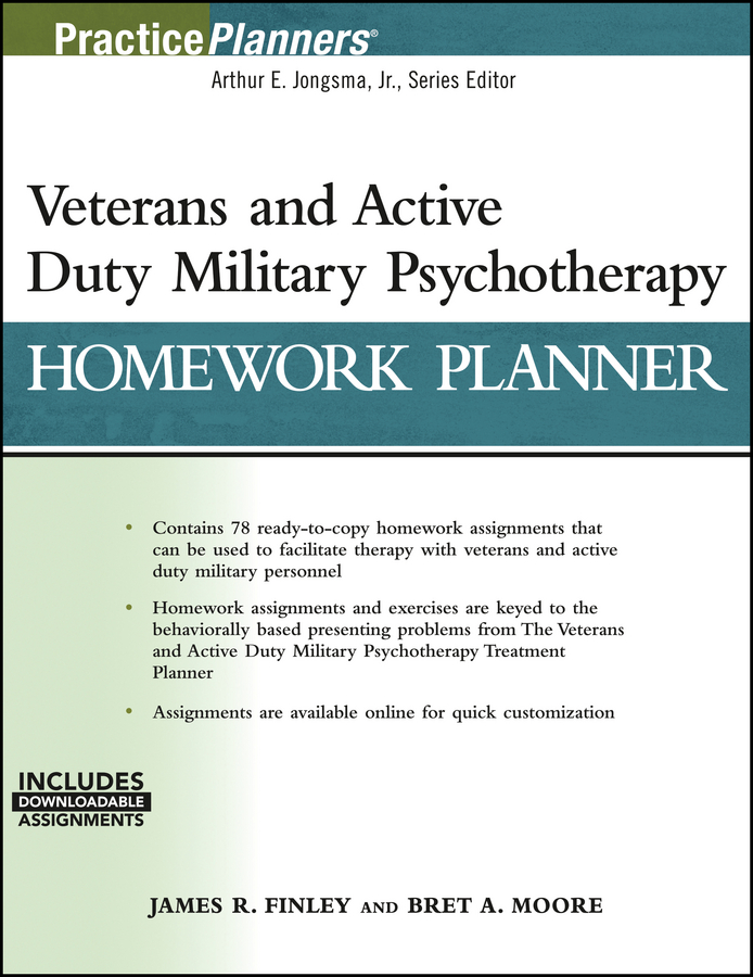 Обложка книги «Veterans and Active Duty Military Psychotherapy Homework Planner»