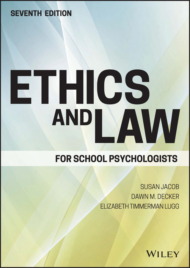 Обложка книги «Ethics and Law for School Psychologists»