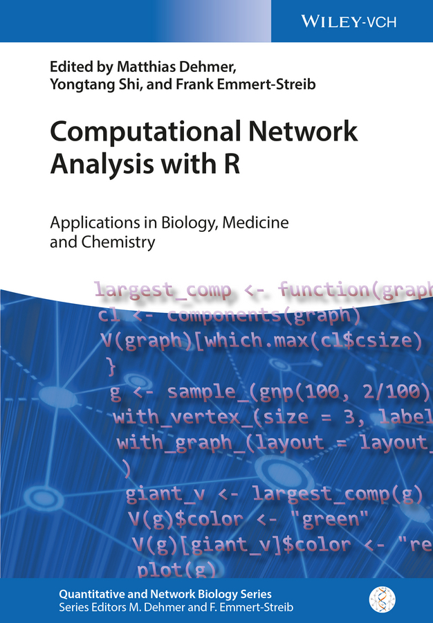 Обложка книги «Computational Network Analysis with R. Applications in Biology, Medicine and Chemistry»