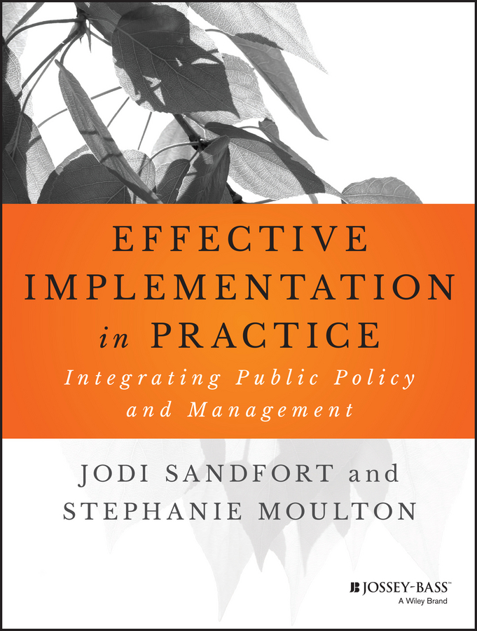Обложка книги «Effective Implementation In Practice. Integrating Public Policy and Management»