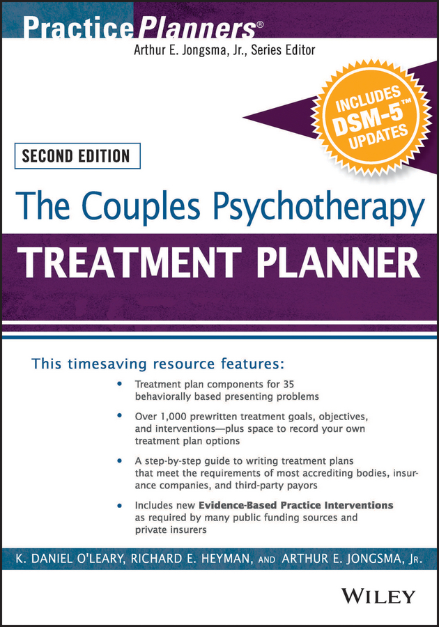 Обложка книги «The Couples Psychotherapy Treatment Planner, with DSM-5 Updates»