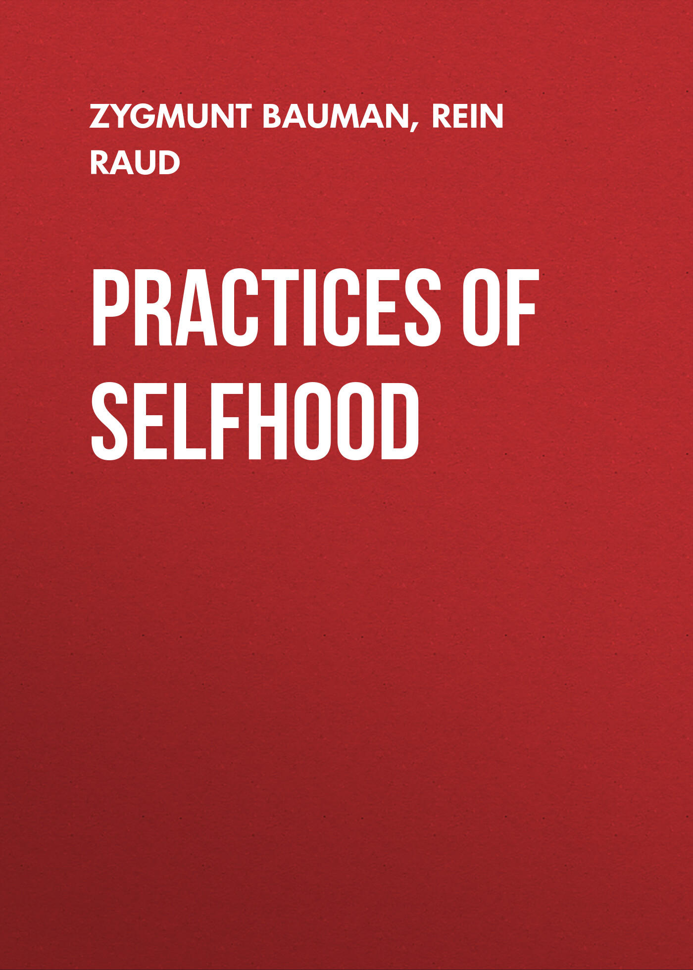 Обложка книги «Practices of Selfhood»